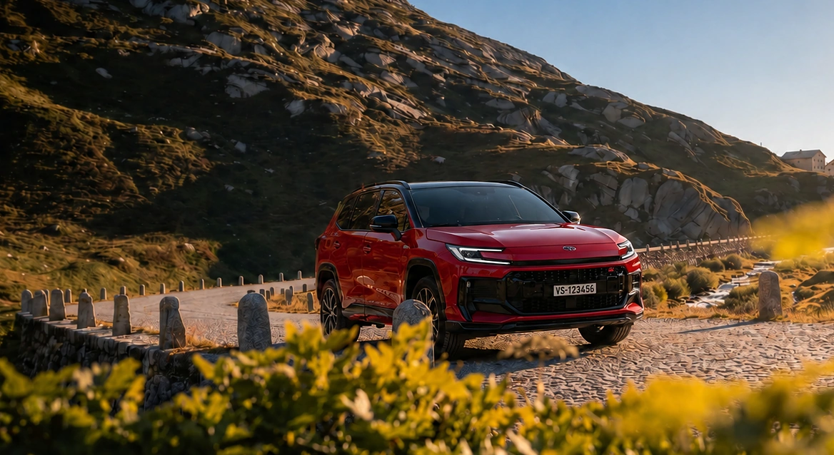 Toyota RAV4 Hybrid in den Schweizer Alpen – Mobilität, Allrad-Kompetenz und Toyota Fahrzeugberatung bei Auto Hebeisen AG.